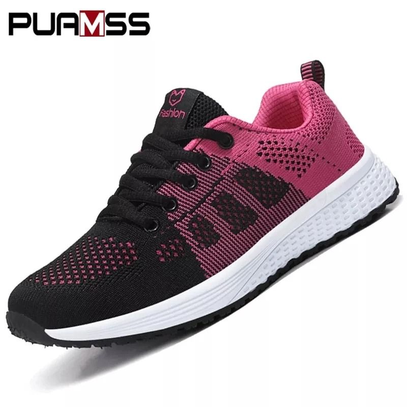 Womens Fashion Platform Sport Sneakers  Comfortable Breathable And Stylish Running Shoes 1