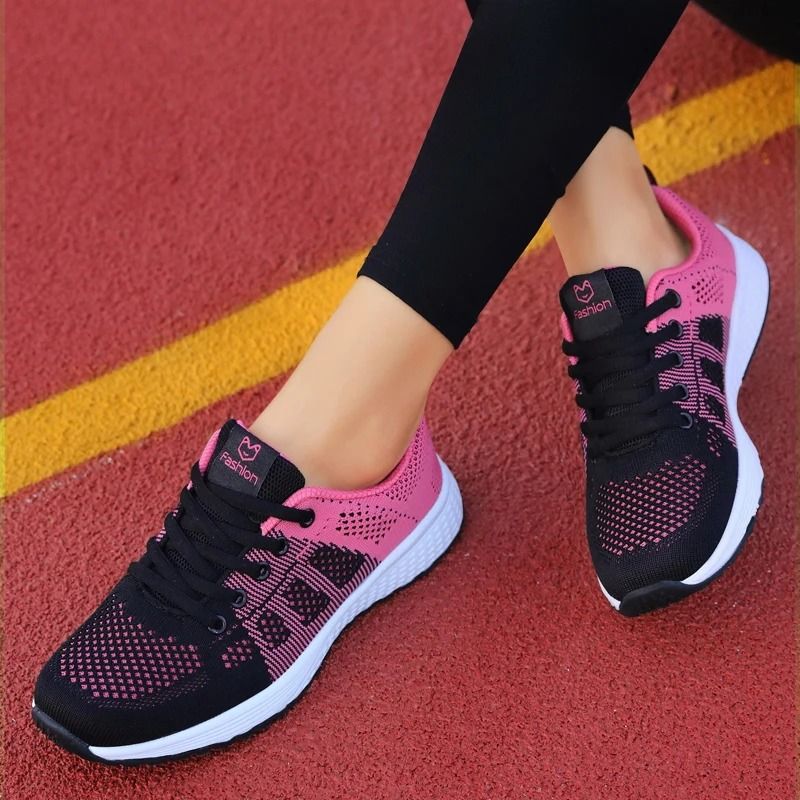 Womens Fashion Platform Sport Sneakers  Comfortable Breathable And Stylish Running Shoes 3