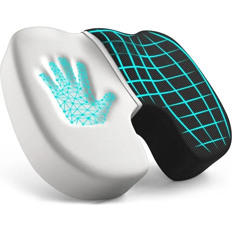 Ergonomic Memory Cotton Seat Cushion  Orthopedic Office And Car Chair Pad For Back Pain Relief 6