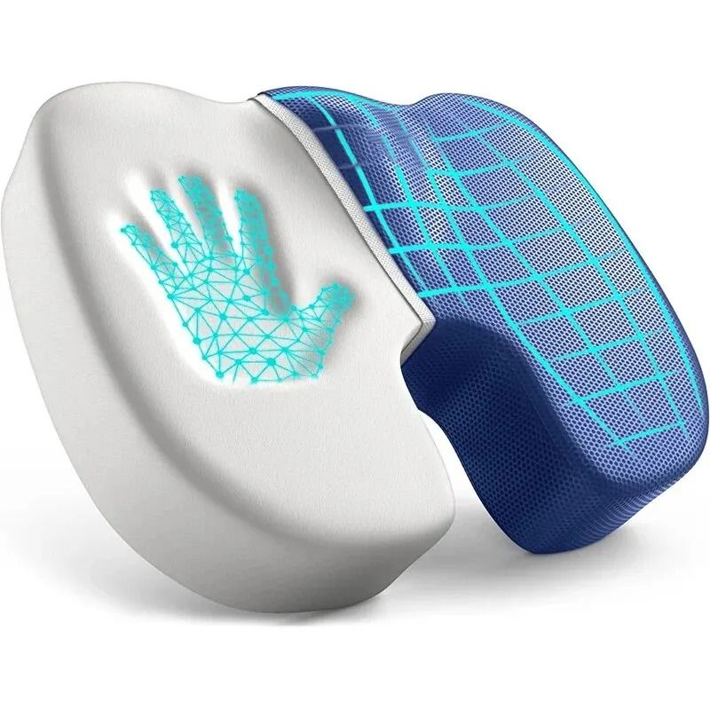 Ergonomic Memory Cotton Seat Cushion  Orthopedic Office And Car Chair Pad For Back Pain Relief 7