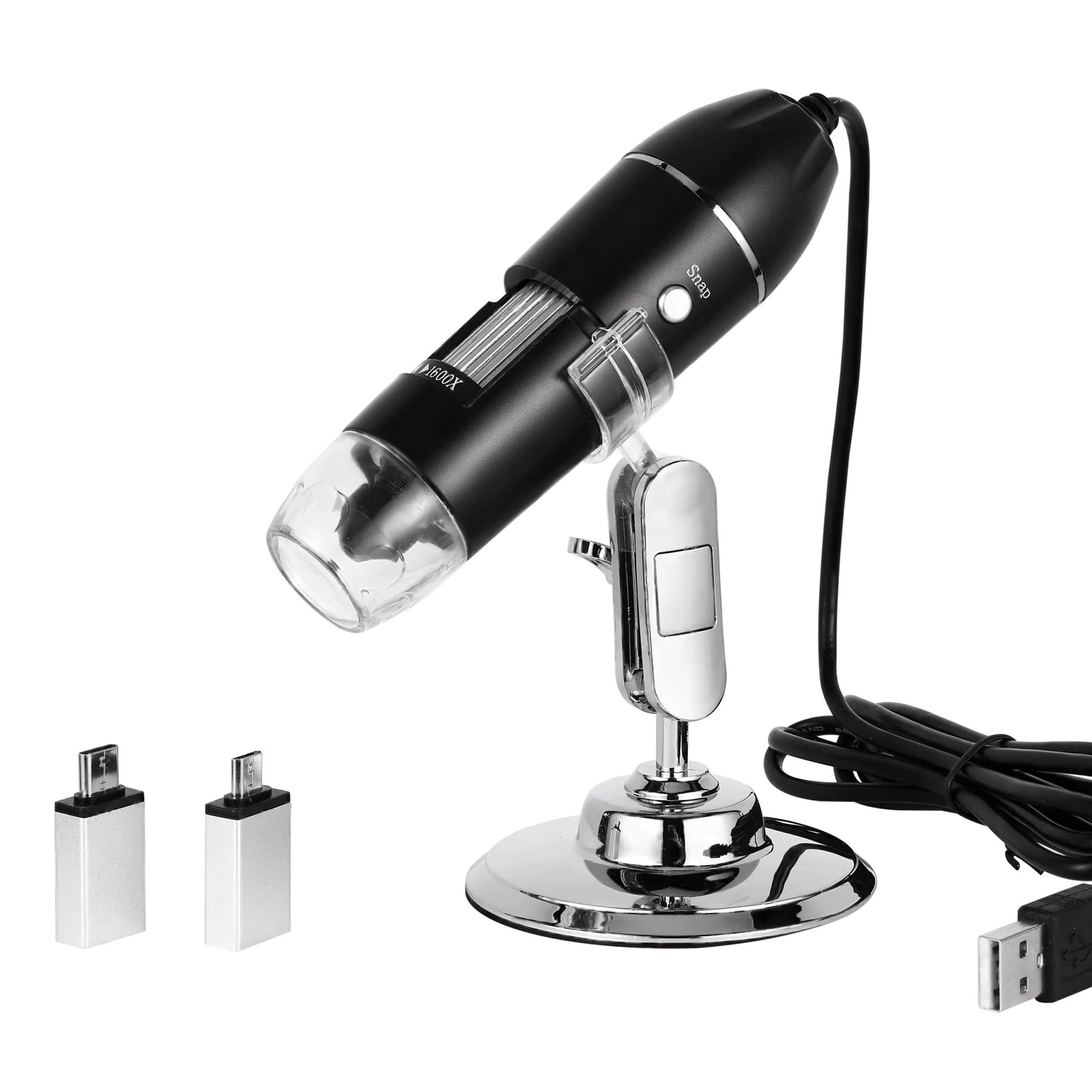 1600X USB Digital Microscope With 1080P HD Camera And Adjustable 8 LED Lights  Compatible With Andr 7