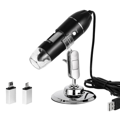 1600X USB Digital Microscope With 1080P HD Camera And Adjustable 8 LED Lights  Compatible With Andr 7