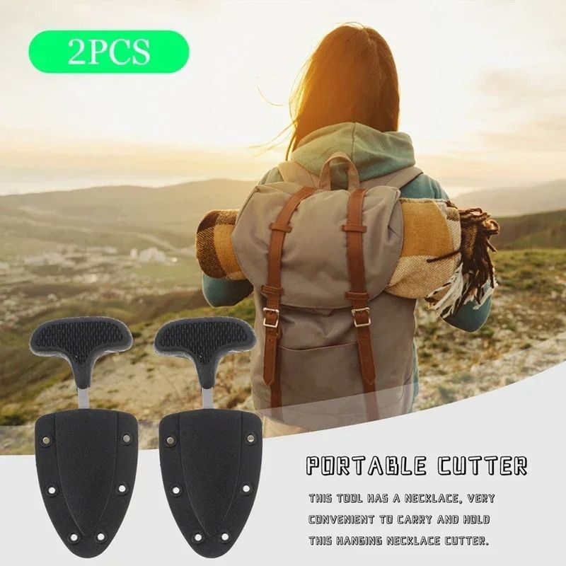 Multifunctional Necklace Cutter Outdoor Camping Portable Multitool 4