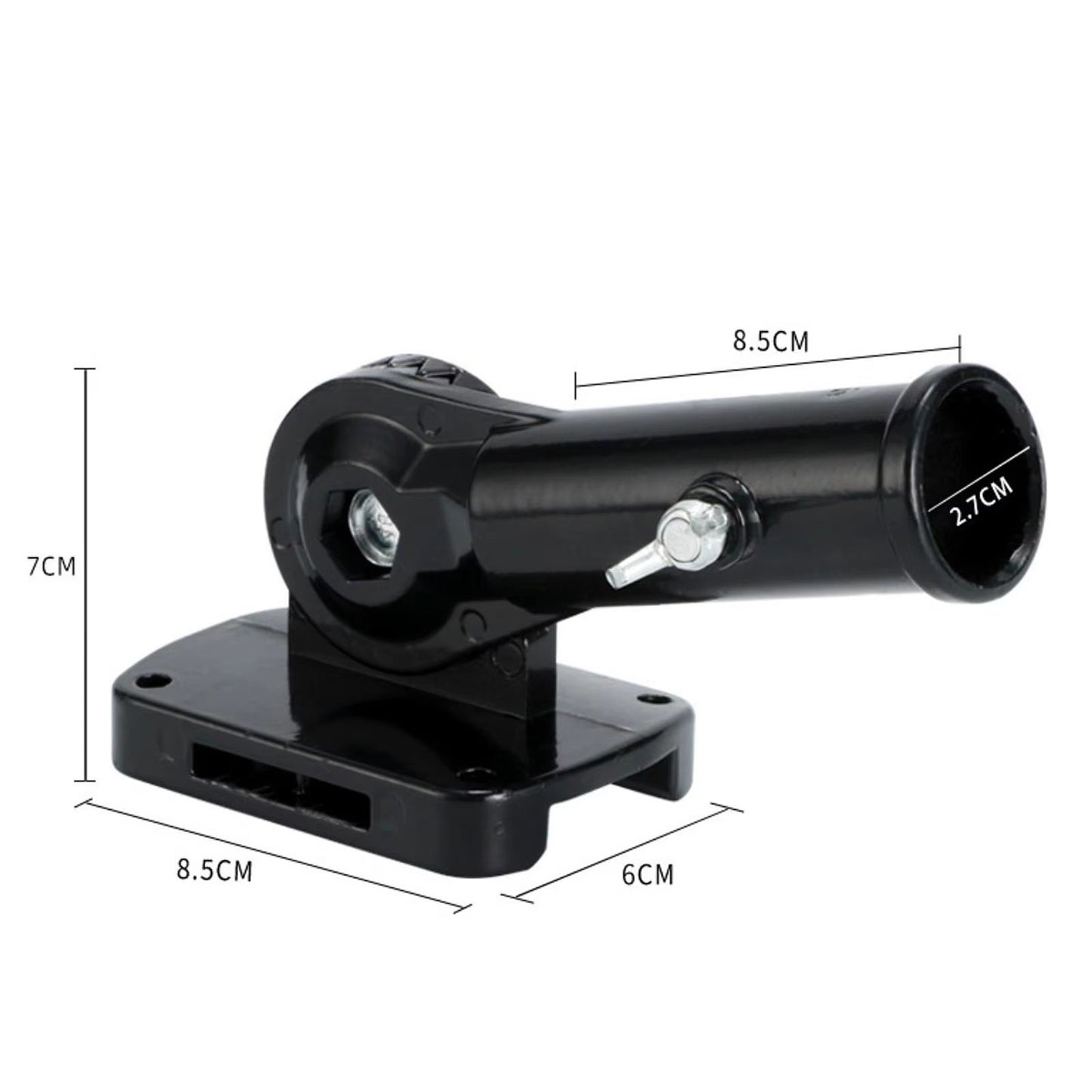 Flag Pole Bracket Base  Easy Installation Adjustable Mount For House Patio And Outdoor Use 11