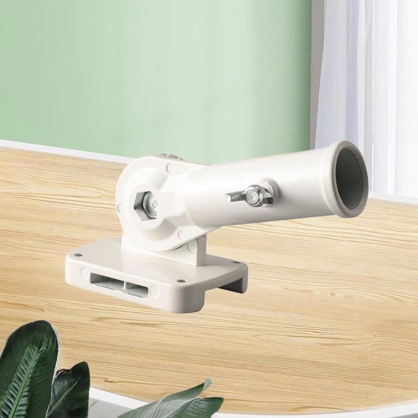 Flag Pole Bracket Base  Easy Installation Adjustable Mount For House Patio And Outdoor Use 2