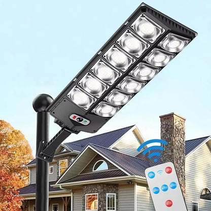 Outdoor Solar LED Wall Lamp With Motion Sensor  8000 Lm Super Bright Waterproof Garden  Street Ligh 4