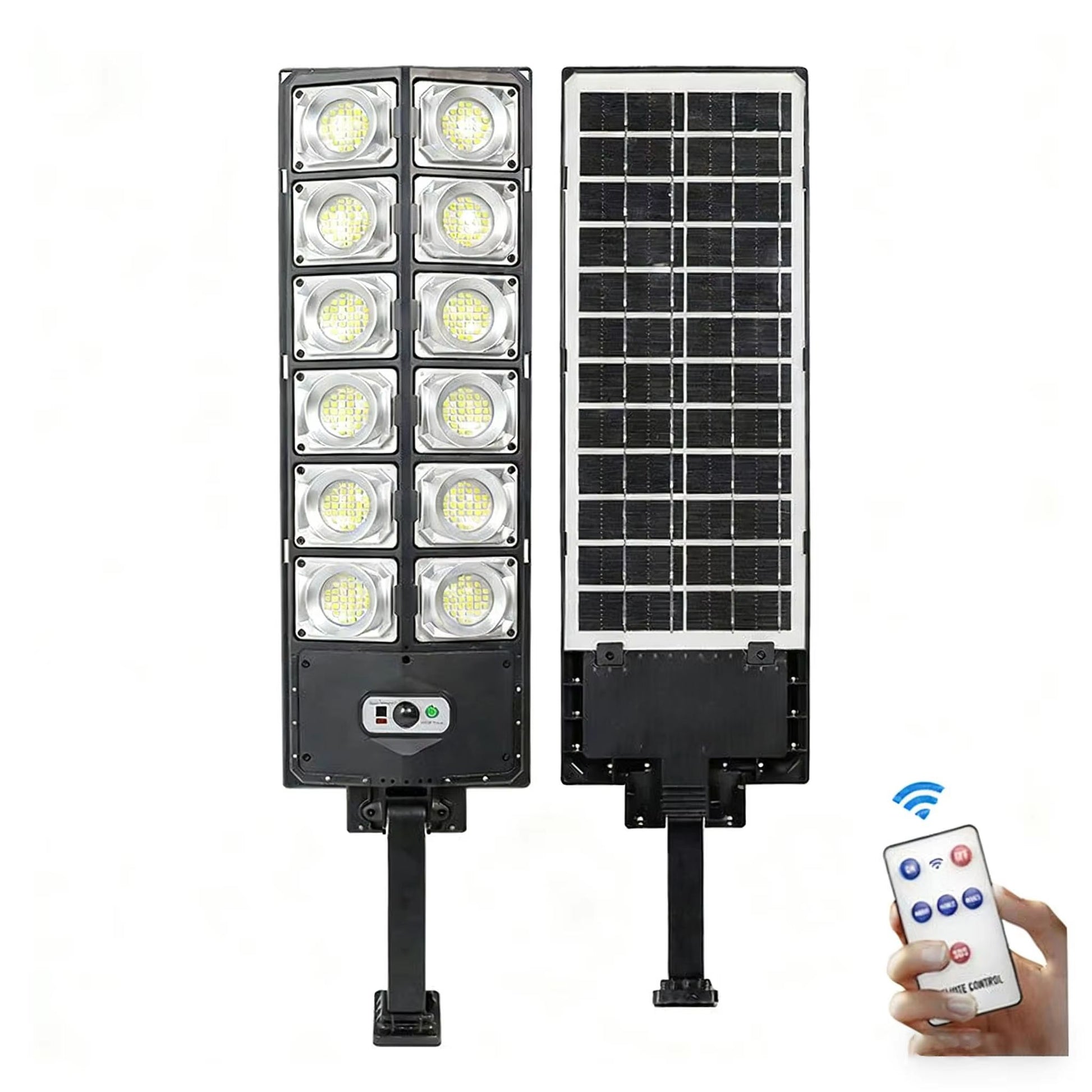 Outdoor Solar LED Wall Lamp With Motion Sensor  8000 Lm Super Bright Waterproof Garden  Street Ligh 6