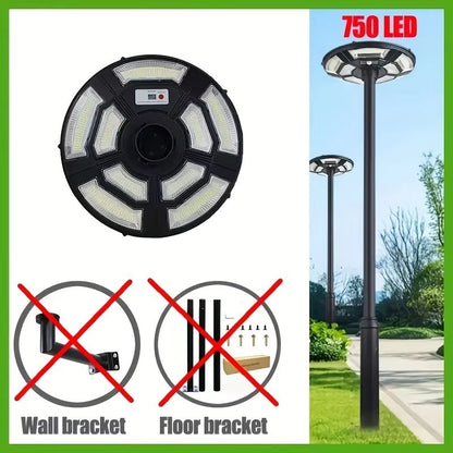 UFO Solar Powered Outdoor Yard Light With Motion Sensor  Automatic DusktoDawn Courtyard Lighting 3