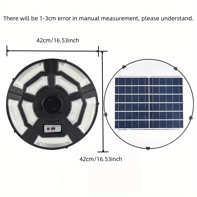 UFO Solar Powered Outdoor Yard Light With Motion Sensor  Automatic DusktoDawn Courtyard Lighting 6