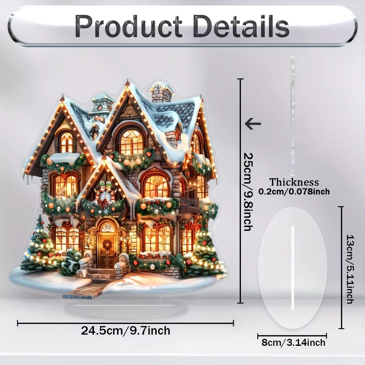 Christmas Style MultiFunctional Desktop Decoration  Festive Home Office  Bedroom Ornament Gift Idea 2