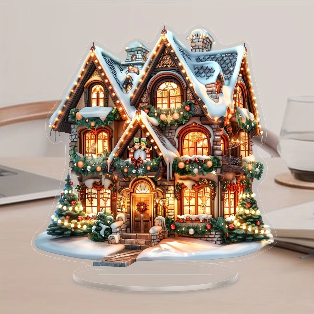 Christmas Style MultiFunctional Desktop Decoration  Festive Home Office  Bedroom Ornament Gift Idea 6