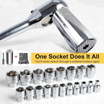 Multifunctional 719 Mm Magic Socket Extension Rod Set  One Tool Many Nuts  Bolts 1