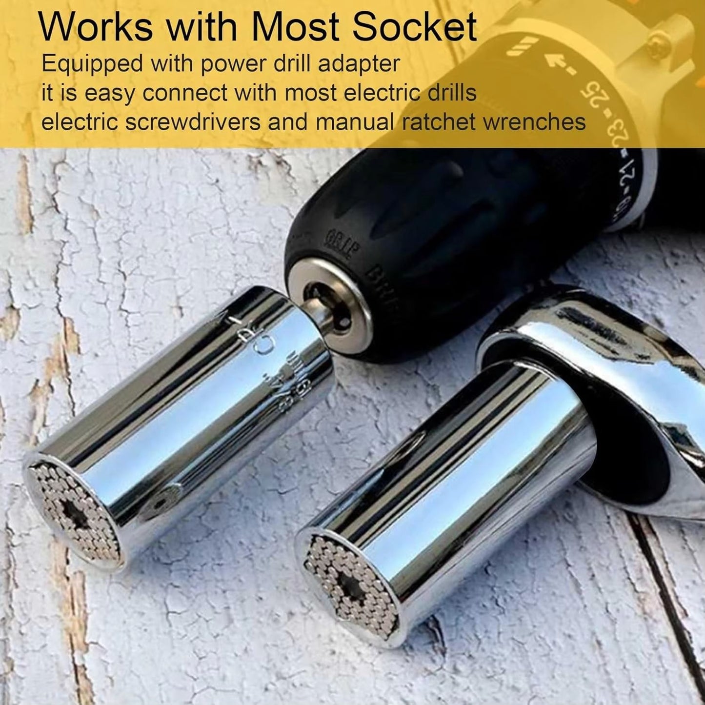 Multifunctional 719 Mm Magic Socket Extension Rod Set  One Tool Many Nuts  Bolts 3