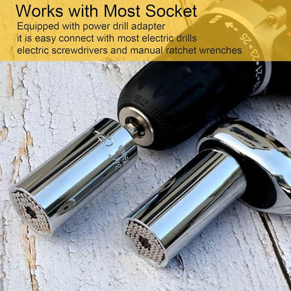 Multifunctional 719 Mm Magic Socket Extension Rod Set  One Tool Many Nuts  Bolts 3