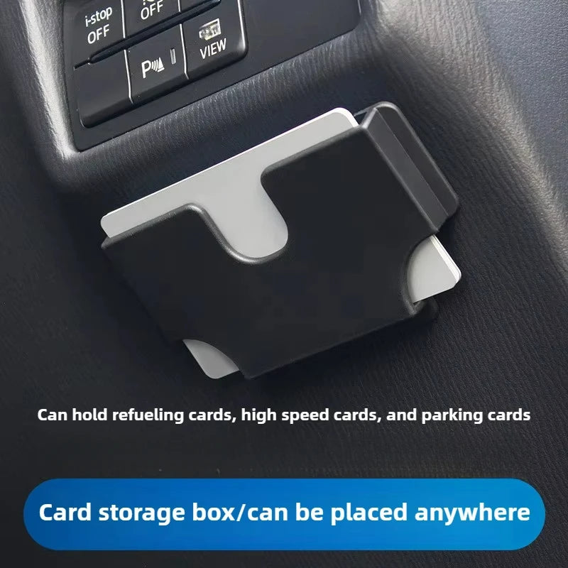 Car Interior Card Storage Box Universal Sun Visor Card Holder Multifunction Portable Organizer Vehi 3