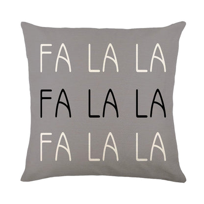 Linen Merry Christmas Pillow Cover Throw Pillowcase Winter Christmas Decorations for Home Tree Deer Sofa Cushion Cover