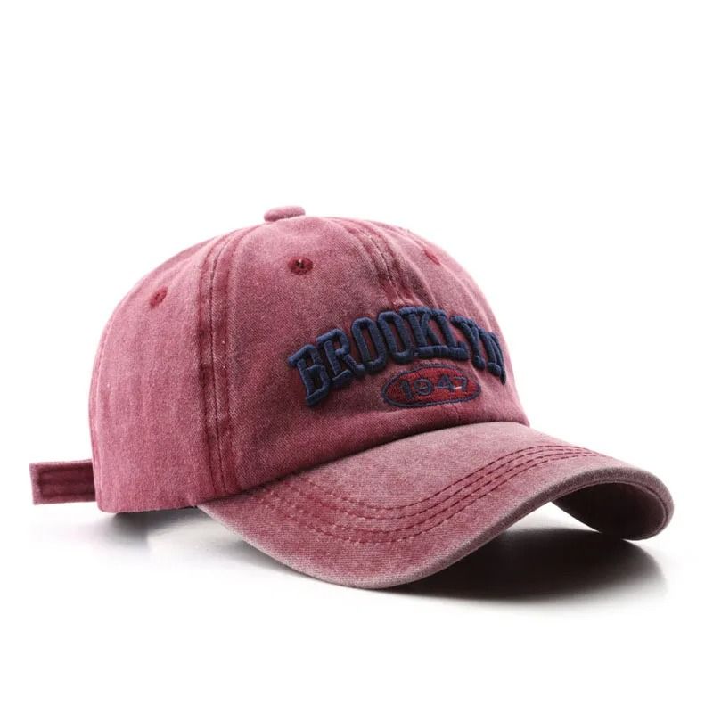 Retro Brooklyn Embroidered Baseball Cap  Adjustable Cotton Snapback Hat For Men  Women 8