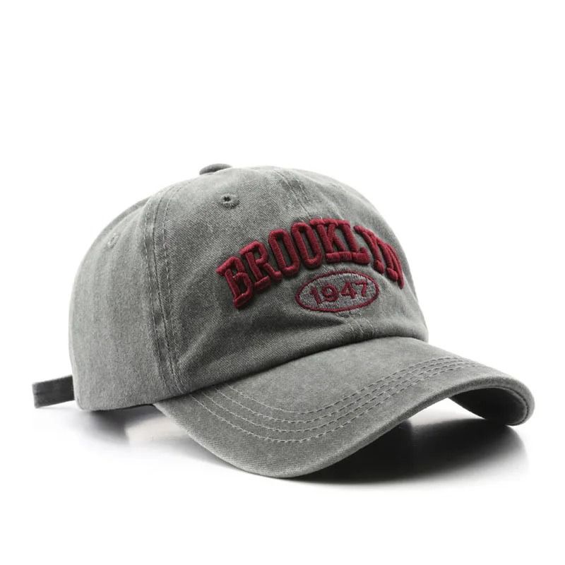 Retro Brooklyn Embroidered Baseball Cap  Adjustable Cotton Snapback Hat For Men  Women 9