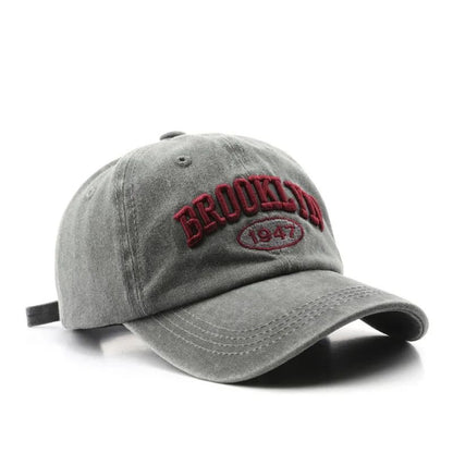 Retro Brooklyn Embroidered Baseball Cap  Adjustable Cotton Snapback Hat For Men  Women 9