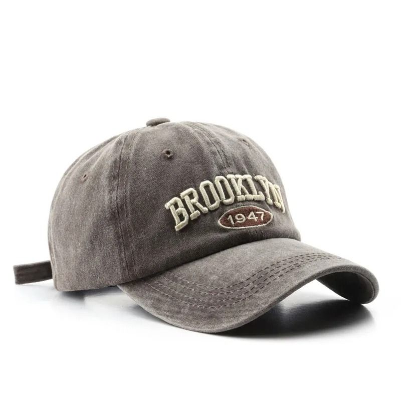 Retro Brooklyn Embroidered Baseball Cap  Adjustable Cotton Snapback Hat For Men  Women 10
