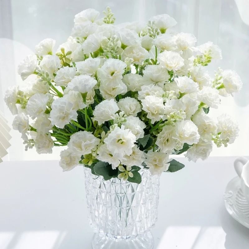 Artificial Carnation Bouquet Home Wedding Table Decor