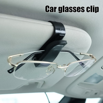 Universal Car Sunglasses Clip Auto Visor Glasses Box Ticket Holder Eyeglasses Storage Case Accessor 1