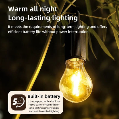 Rechargeable Solar LED Camping Lamp Portable Outdoor Hanging Light 1