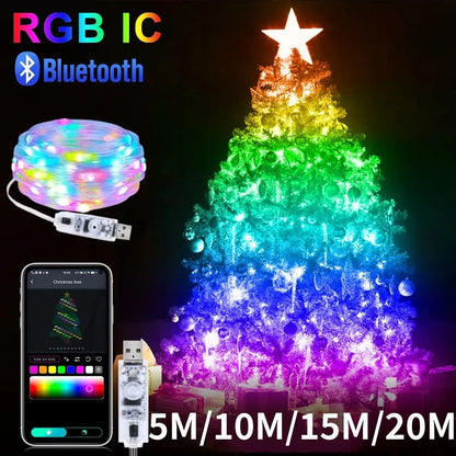 RGBIC LED String Light With Bluetooth App Control 1