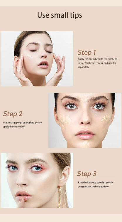 Matte Liquid Concealer Long Lasting Waterproof High Coverage Oil Control Moisturizing Professional  5