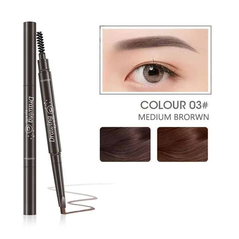 Professional Eyebrow Pencil Long Lasting Waterproof Eyebrow Pen Tattoo Brush For Women Makeup Brow  7