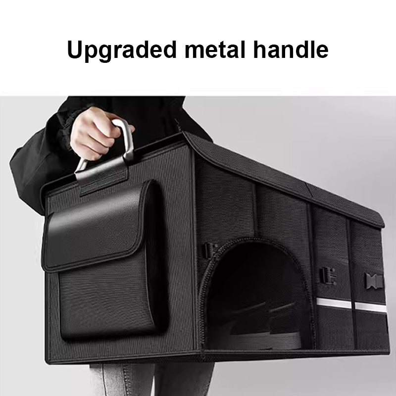 Waterproof Foldable Trunk Organizer Large Capacity Oxford Cloth Car Storage Box For Travel And Camp 1