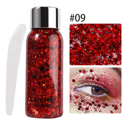Waterproof High Gloss Glitter Gel Eye Nail Hair Body Face Makeup Multifunctional Body Decoration Fo 14