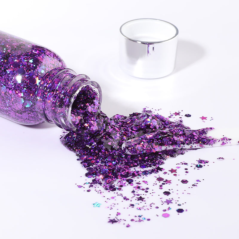 Waterproof High Gloss Glitter Gel Eye Nail Hair Body Face Makeup Multifunctional Body Decoration Fo 5