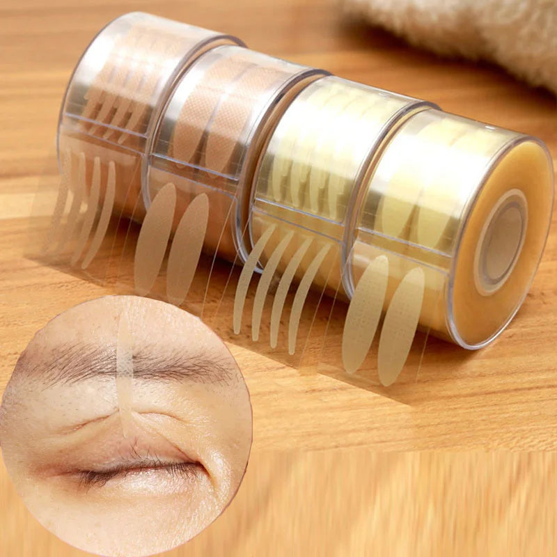 Invisible Lace Eyelash Extension Self-Adhesive Tape, Double Fold Eyelid Sticker, Under Eye Shadow Patch Beauty Tool