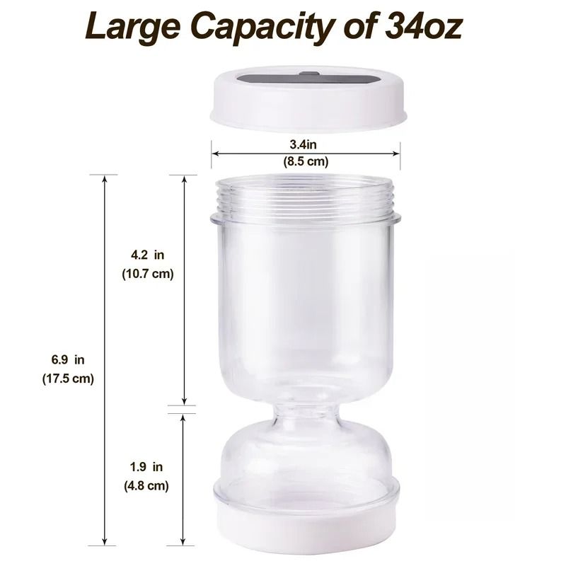 Olive And Pickle Strainer Jar With Flip Separator 5