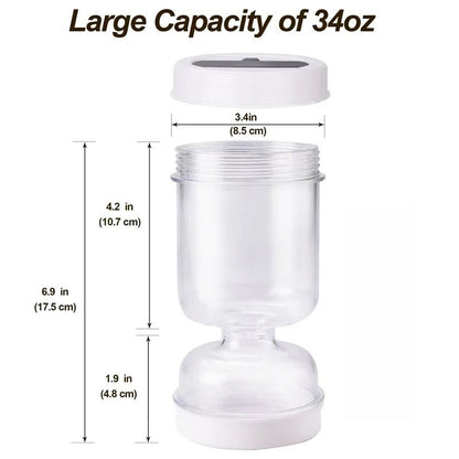 Olive And Pickle Strainer Jar With Flip Separator 5
