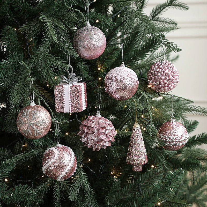 Christmas Butterfly Ball Ornament, Party Wall Hanging Pendant, New Year Decor Accessories, Festive Holiday Decoration