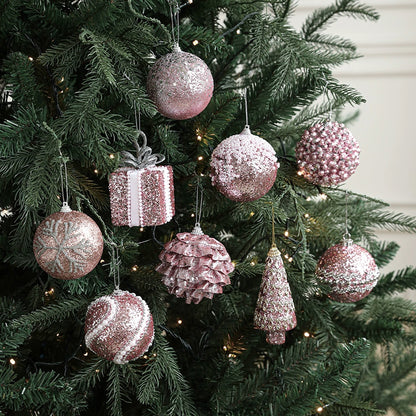 Christmas Butterfly Ball Ornament, Party Wall Hanging Pendant, New Year Decor Accessories, Festive Holiday Decoration