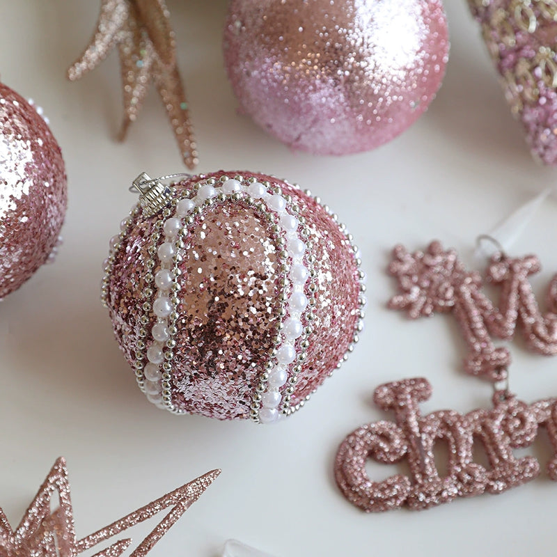 Christmas Butterfly Ball Ornament, Party Wall Hanging Pendant, New Year Decor Accessories, Festive Holiday Decoration