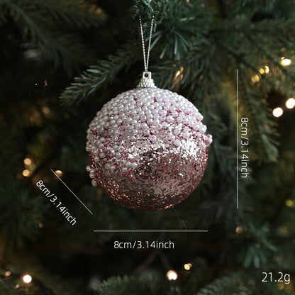 Christmas Butterfly Ball Ornament, Party Wall Hanging Pendant, New Year Decor Accessories, Festive Holiday Decoration