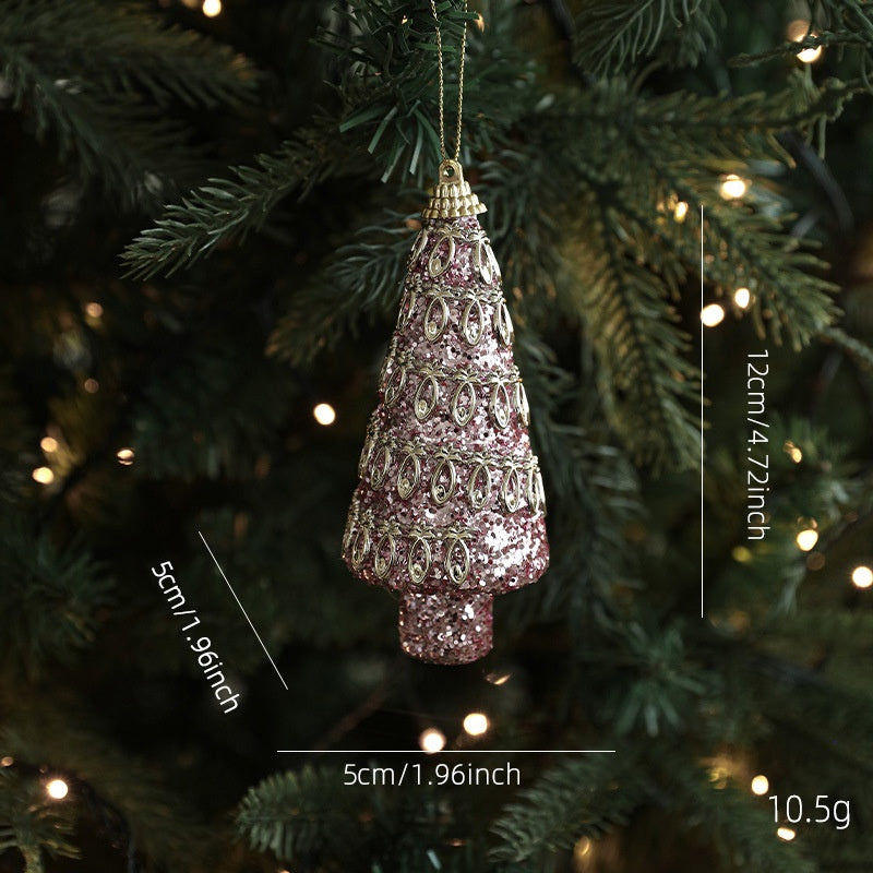 Christmas Butterfly Ball Ornament, Party Wall Hanging Pendant, New Year Decor Accessories, Festive Holiday Decoration