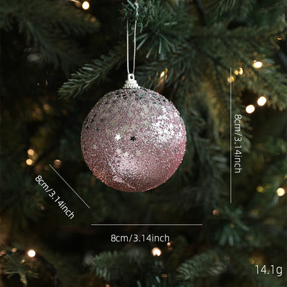 Christmas Butterfly Ball Ornament, Party Wall Hanging Pendant, New Year Decor Accessories, Festive Holiday Decoration