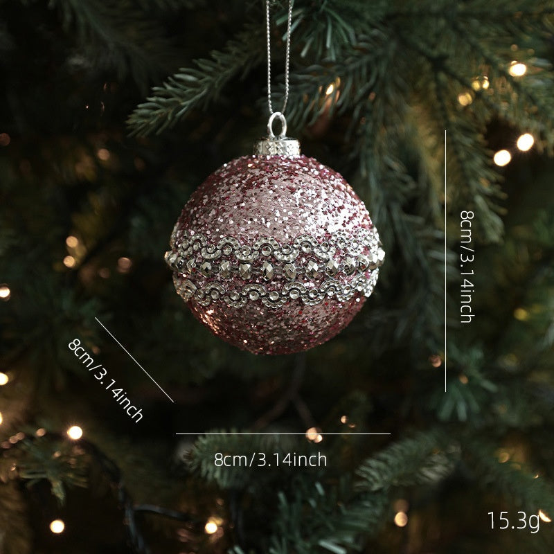 Christmas Butterfly Ball Ornament, Party Wall Hanging Pendant, New Year Decor Accessories, Festive Holiday Decoration