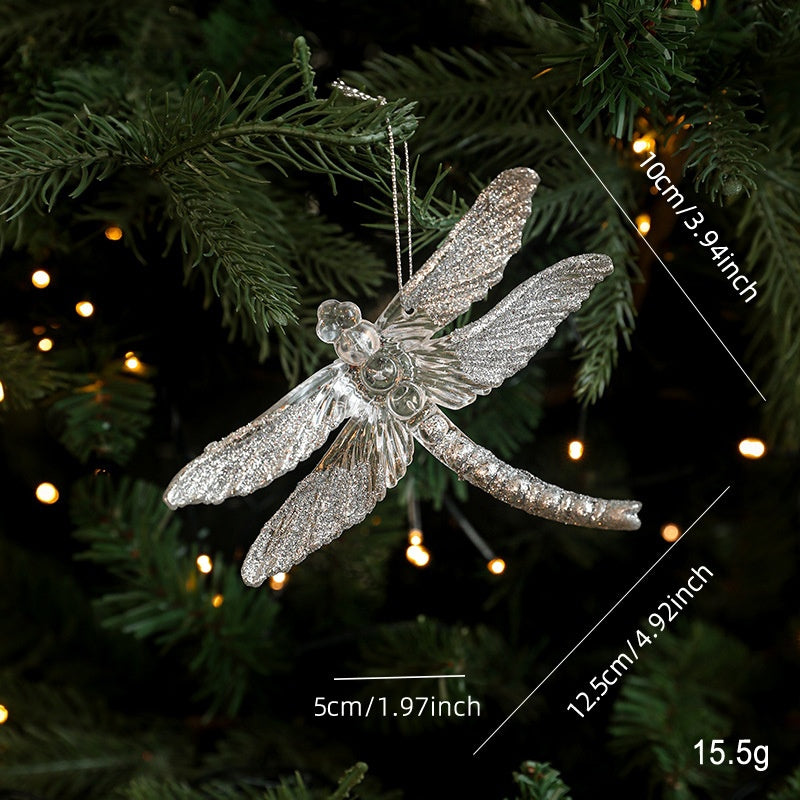 Christmas Butterfly Ball Ornament, Party Wall Hanging Pendant, New Year Decor Accessories, Festive Holiday Decoration