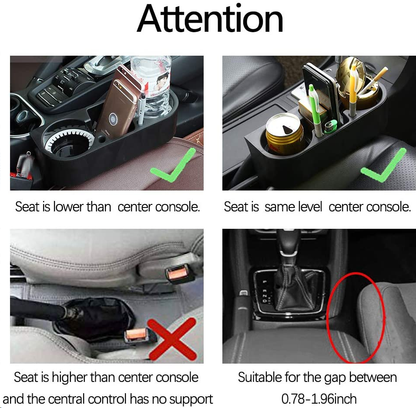 Auto Seat Gap Cup Holder Car Water Bottle Can Organizer Phone Keys Storage Stand Car Styling Access 4