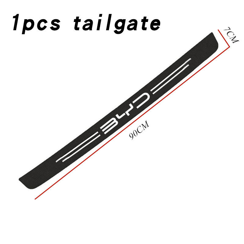 Rear Bumper Stickers Sill Pedal Protection Covers Auto Accessories For Car Scratch Guard 6