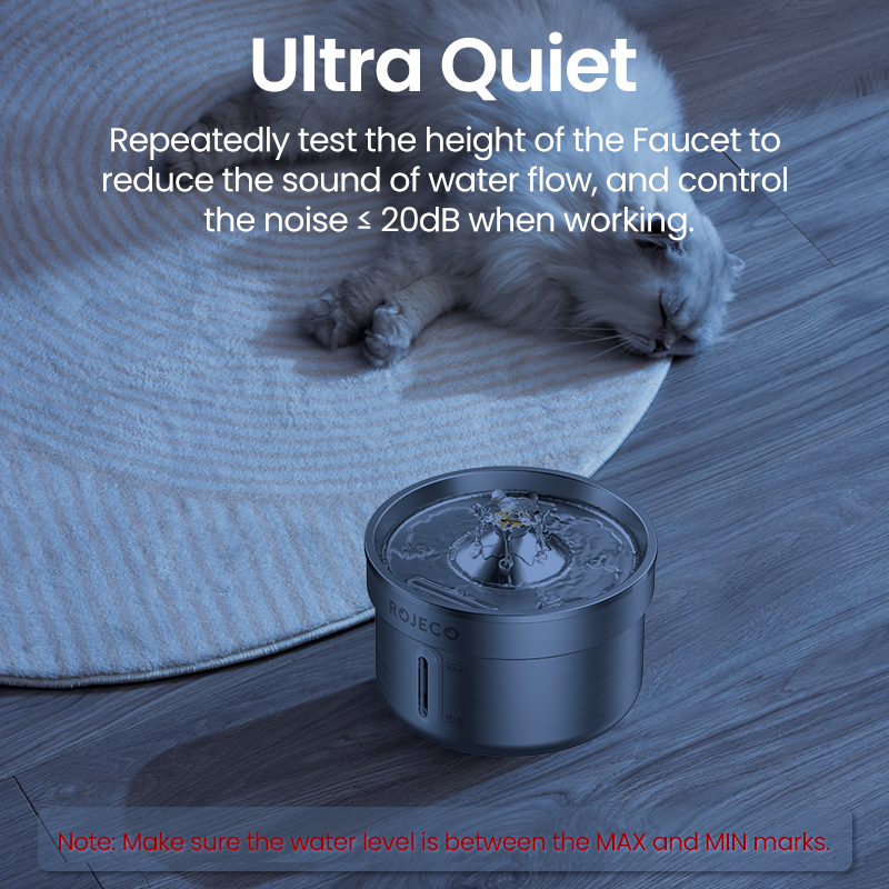 Automatic Cat Water Fountain Smart Pet Stainless Steel Pet Drinking Fountain Water Dispenser For Do 2