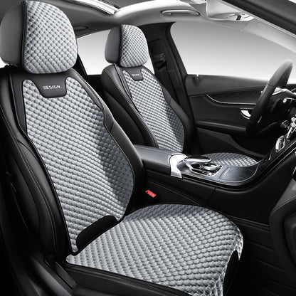 Four Seasons Ice Silk Car Seat Cushion, Breathable Durable Seat Cover, Universal Split Front Seat Comfort Pad