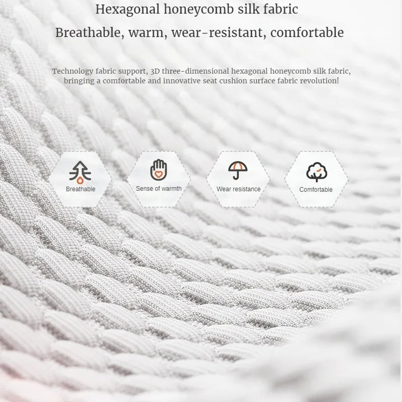 Four Seasons Ice Silk Car Seat Cushion, Breathable Durable Seat Cover, Universal Split Front Seat Comfort Pad