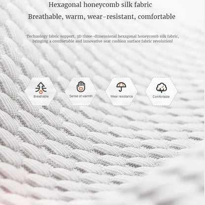 Four Seasons Ice Silk Car Seat Cushion, Breathable Durable Seat Cover, Universal Split Front Seat Comfort Pad